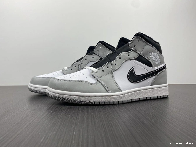 Rep 3725 Light Anthracite Jordan1 Mid SunProtective Smoke 554724- Grey 1014
